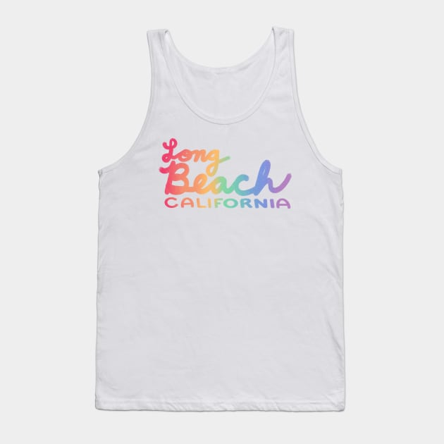 Long Beach California Tank Top by avadoodle